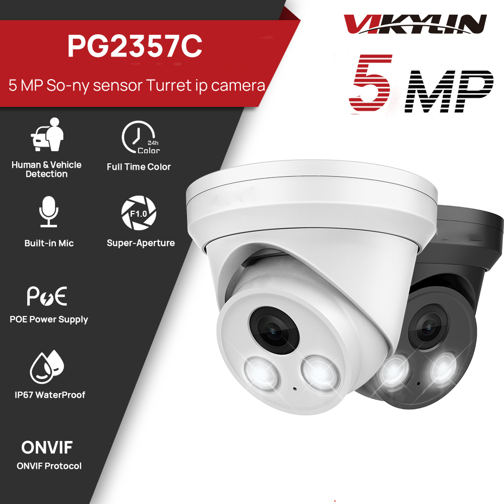 Home Security Options - VIKYLIN 5MP 풀 컬러 야간 투시