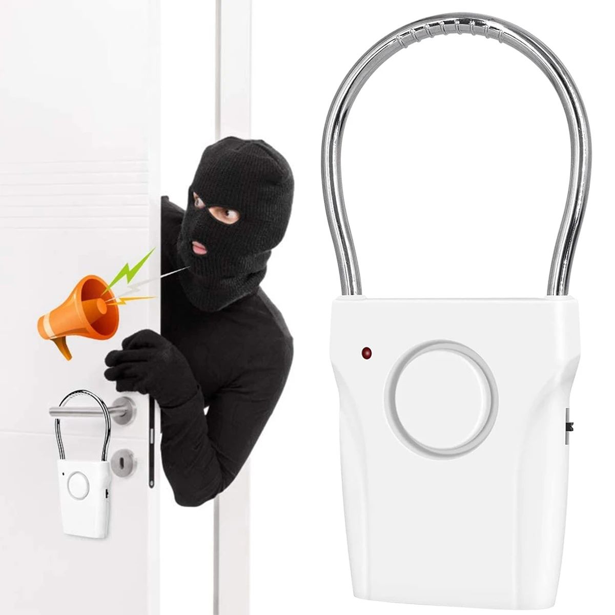 Door Wedge Alarm - 도어 핸들 알람 조정 가능한 설정이