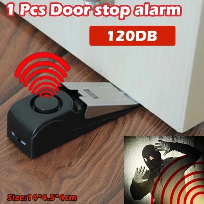 Door Wedge Alarm - 새로운 120dB 도어 스톱 알람 시스템
