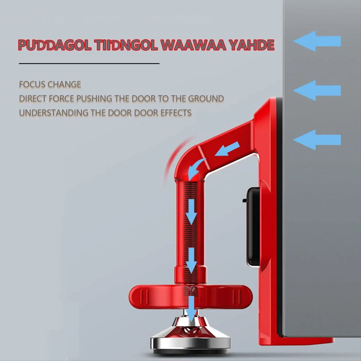 Door Wedge Alarm - 휴대용 도어 스토퍼, 휴대용 도어 잠금장치,