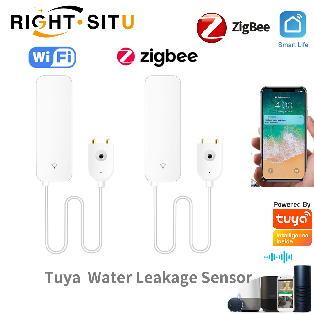 Home Security Gadgets - Tuya WiFi 누수 센서, 누수 감지기,