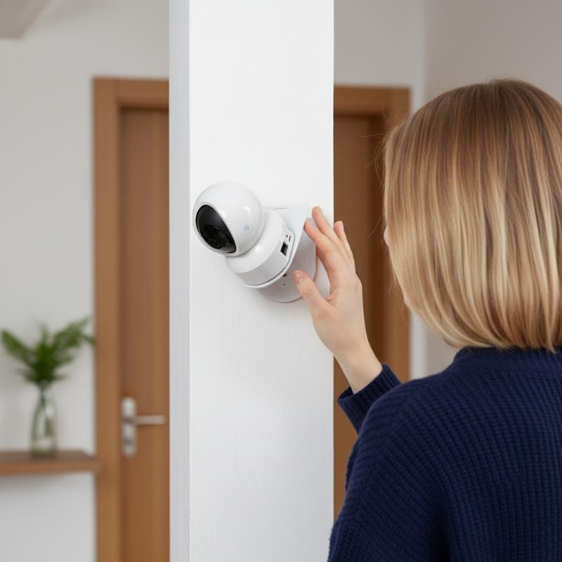 Home Security La - 벽걸이형 L자형 PTZ 카메라 브래킷(접착식 베이스