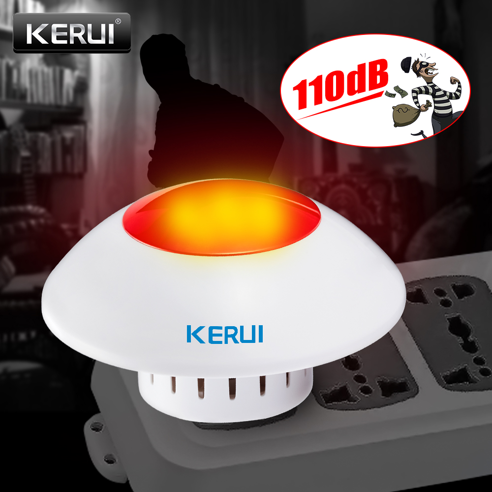 Home Security Siren - KERUI J009 시끄러운 실내 사이렌 무선