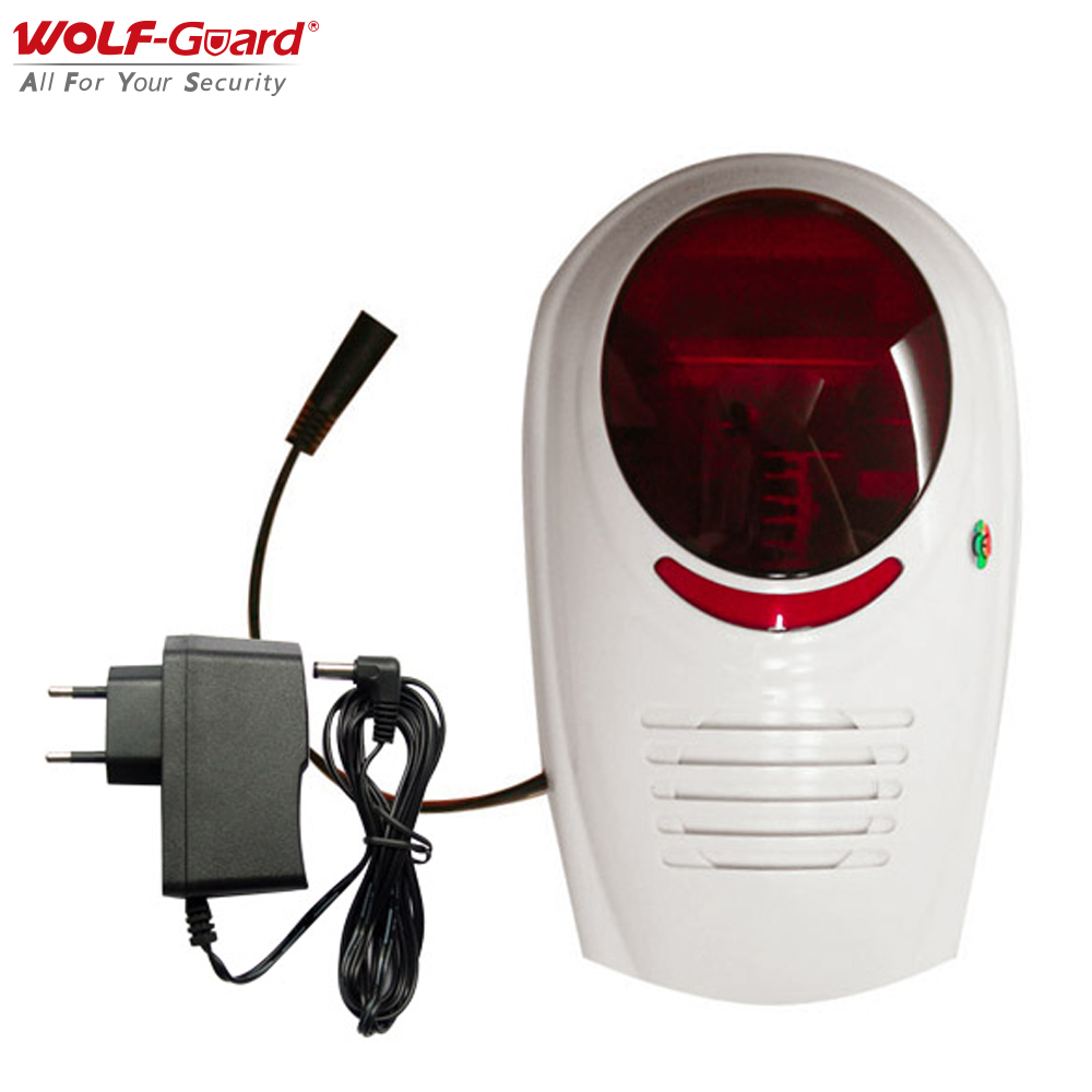 Home Security Ultimate - 늑대 가드 433MHz 무선 사운드 깜박이
