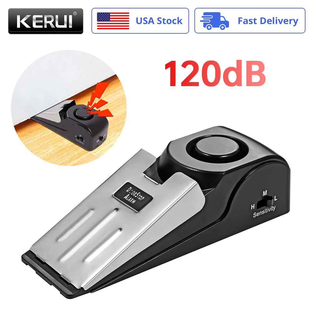 Door Wedge Alarm - 무선 도난 방지 도어 스톱 알람