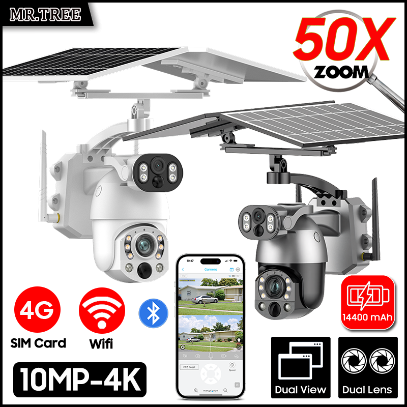 Ip Camera Outdoor 4K - 야외 보안 휴머노이드 추적 CCTV IP