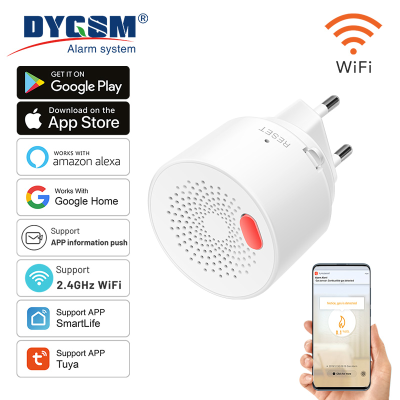 Home Security Gadgets - Tuya 스마트 홈 와이파이 천연 가스