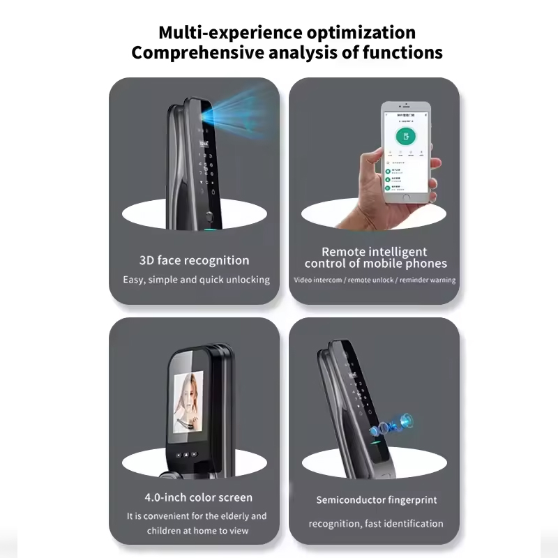 HX5 스마트 도어락 3D 얼굴인식 WiFi 디지털 전 - Home Security Indoor Cameras 리뷰 및 가격