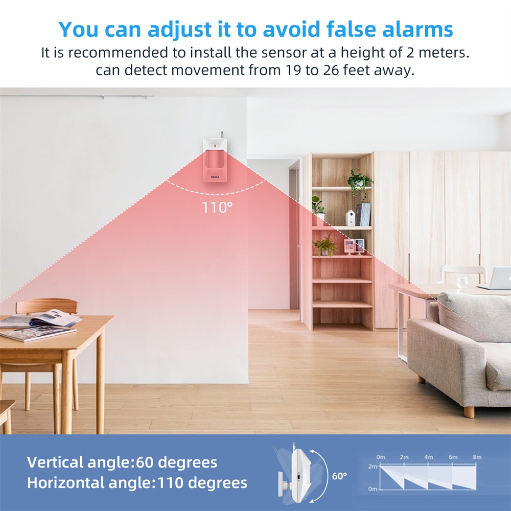 KERUI 무선 PIR 모션 센서 경보 감지기, GSM - Home Security Ultimate 리뷰 및 가격