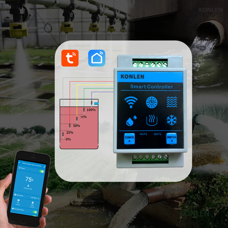 KONLEN Tuya 수위 센서 WIFI 스마트 홈 누 - Home Security Gadgets 리뷰 및 가격