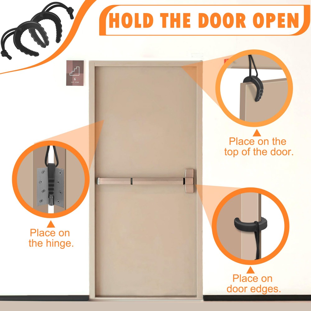 사용하기 쉬운 고무 도어 잼 소방관 장비 웨지 고무 도 - Door Wedge Alarm 리뷰 및 가격