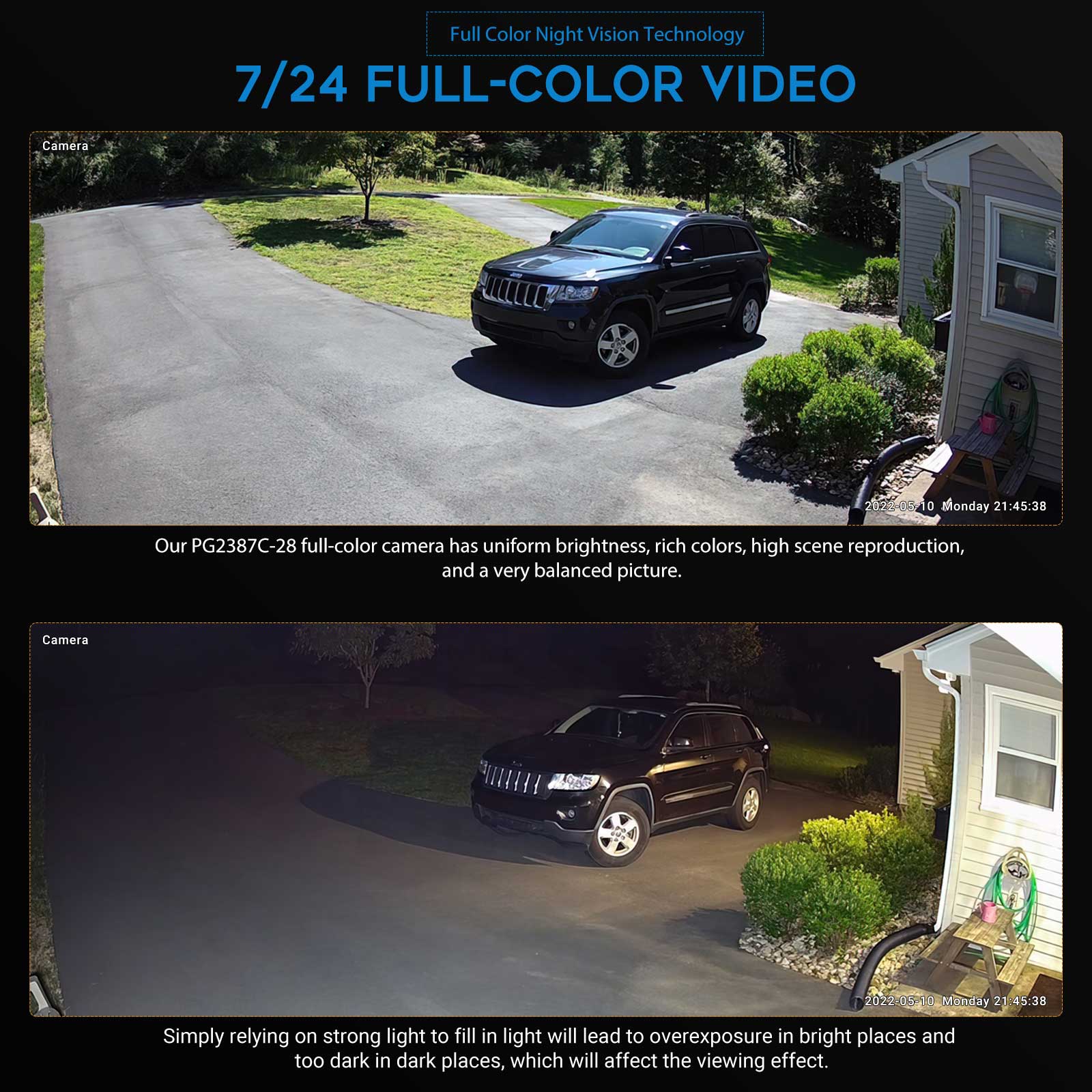 VIKYLIN 5MP 풀 컬러 야간 투시 IP 카메라  - Home Security Options 리뷰 및 가격