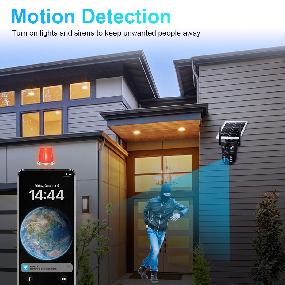 KERUI 6MP 4G SIM WiFi 태양광 카메라  - Home Security Indoor Cameras 리뷰 및 가격