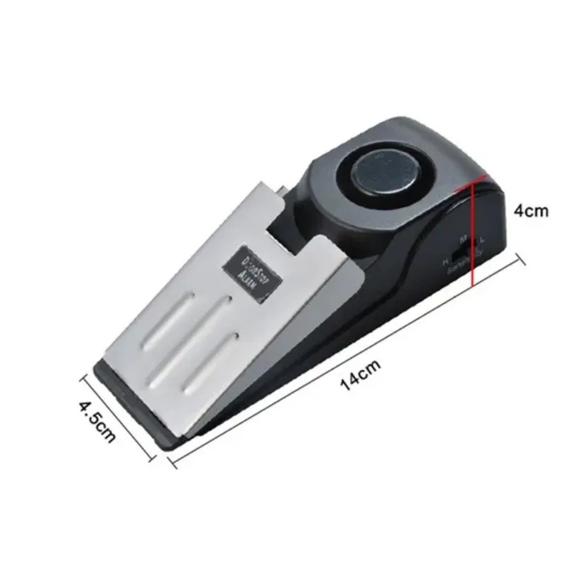 새로운 120dB 도어 스톱 알람 시스템 가정용 보안  - Door Wedge Alarm 리뷰 및 가격