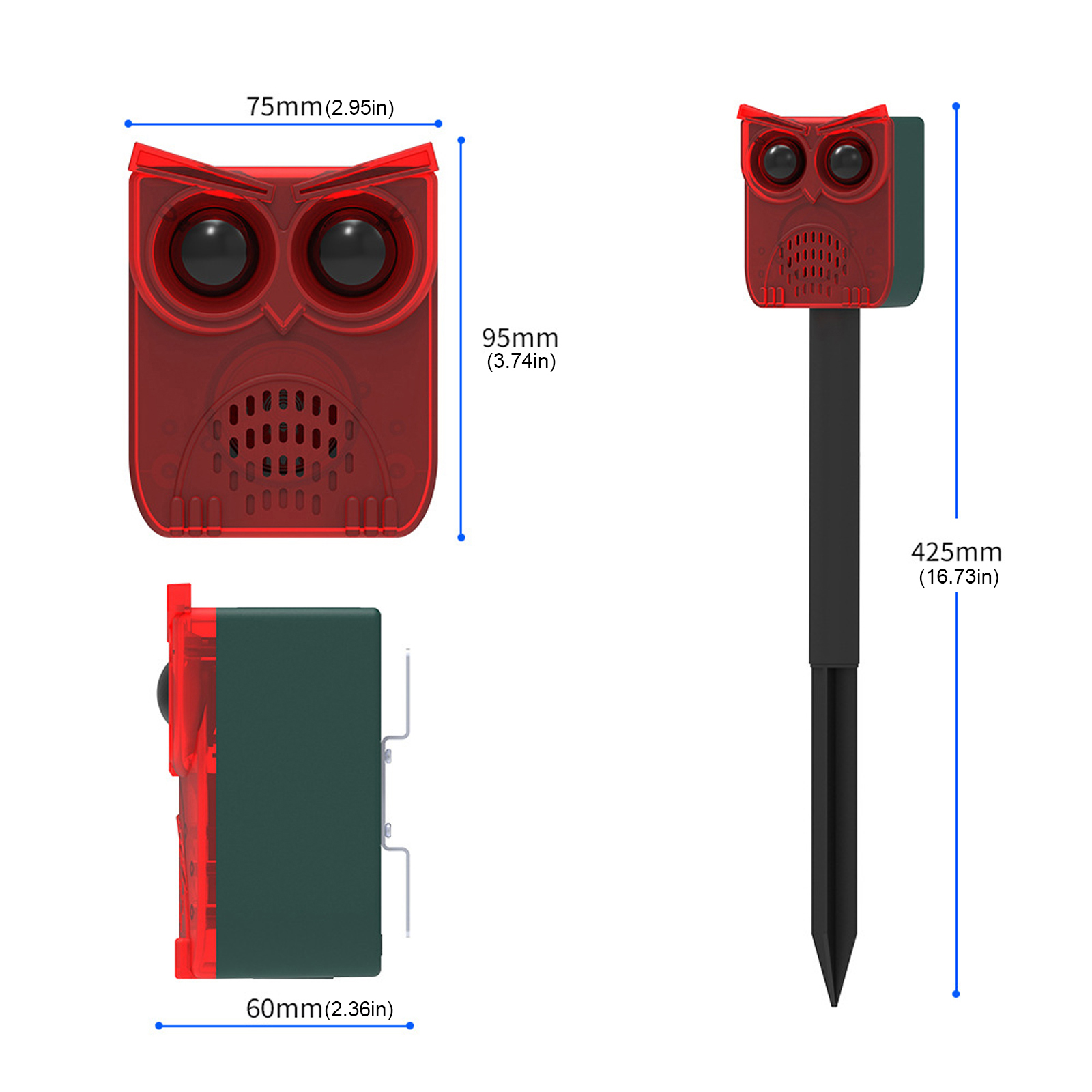 1-3PCS 태양열 경보 모션 센서 방수 사이렌 경보  - Home Security Yard Sensors 리뷰 및 가격