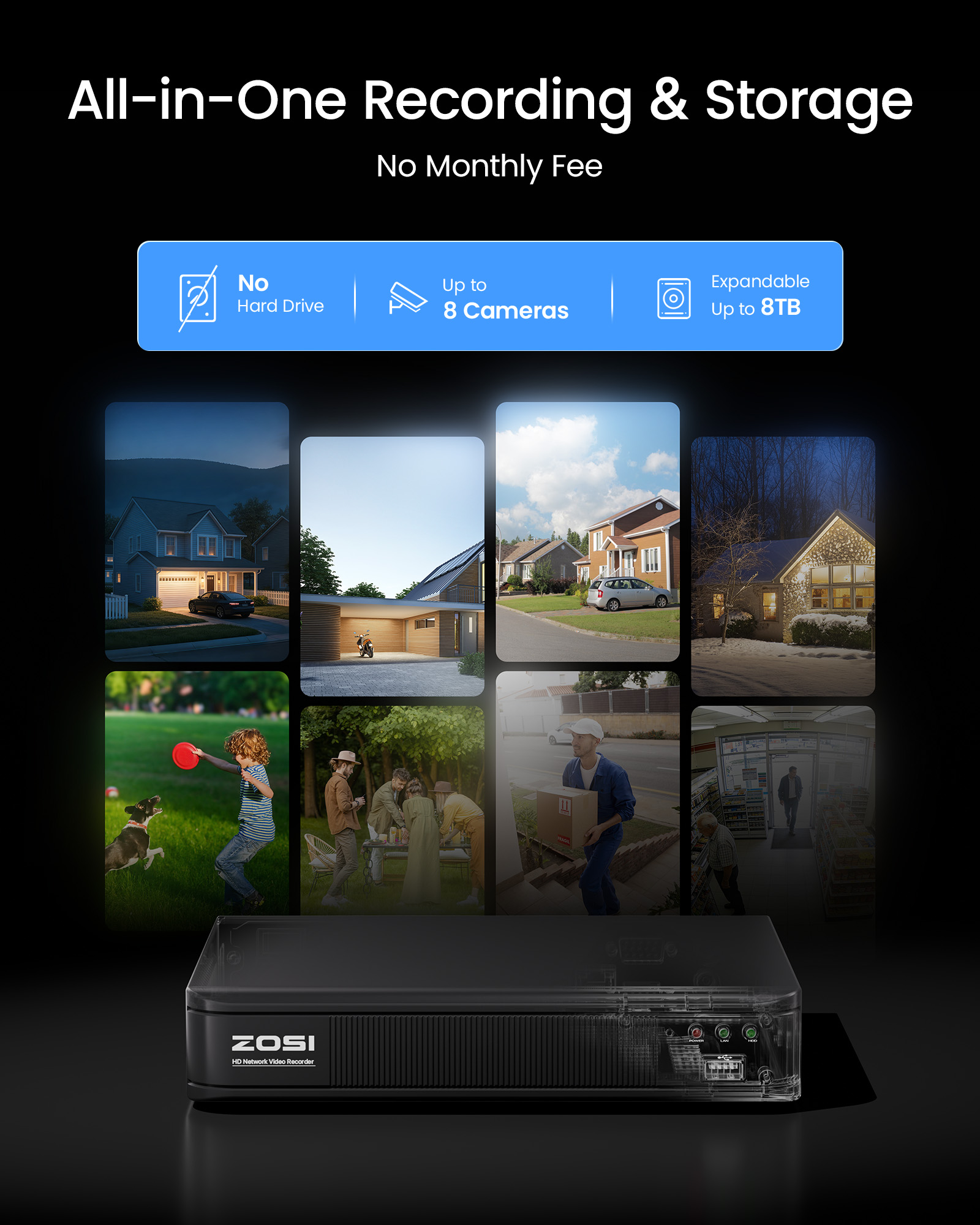 ZOSI 3K Lite 유선 CCTV 보안 카메라 시스 - Home Security Indoor Cameras 리뷰 및 가격