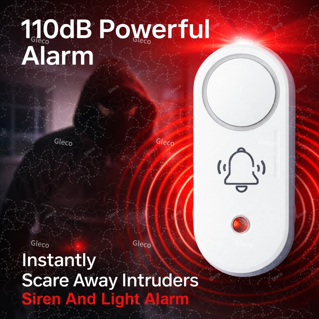 옵션으로 진동 감지 사운드 스트로브 라이트가 포함된 지 - Home Security Options 리뷰 및 가격