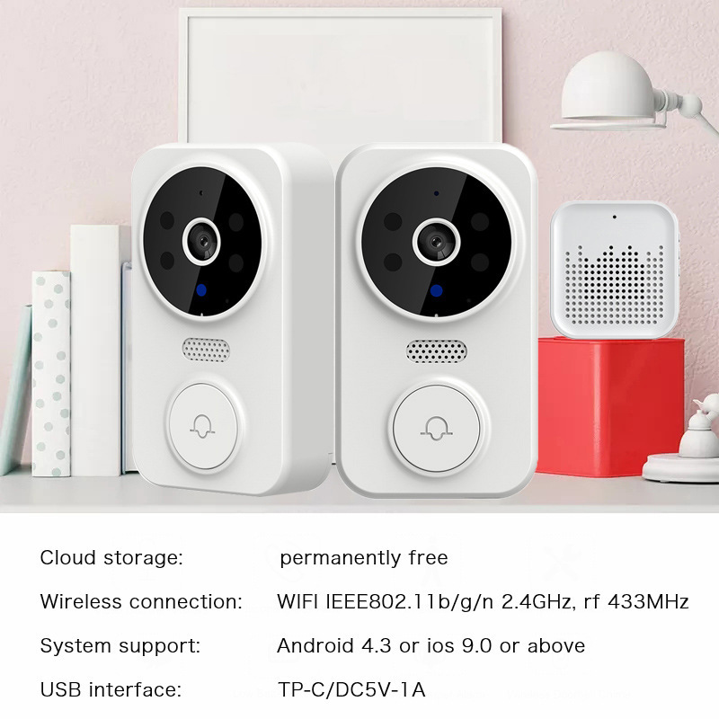 투야 와이파이 도어벨 스마트 홈 무선 전화 도어벨 카메 - Home Security Indoor Cameras 리뷰 및 가격