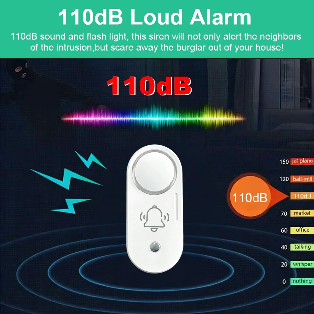 Haozee Zigbee 110dB 사이렌 알람 진동  - Home Security Options 리뷰 및 가격