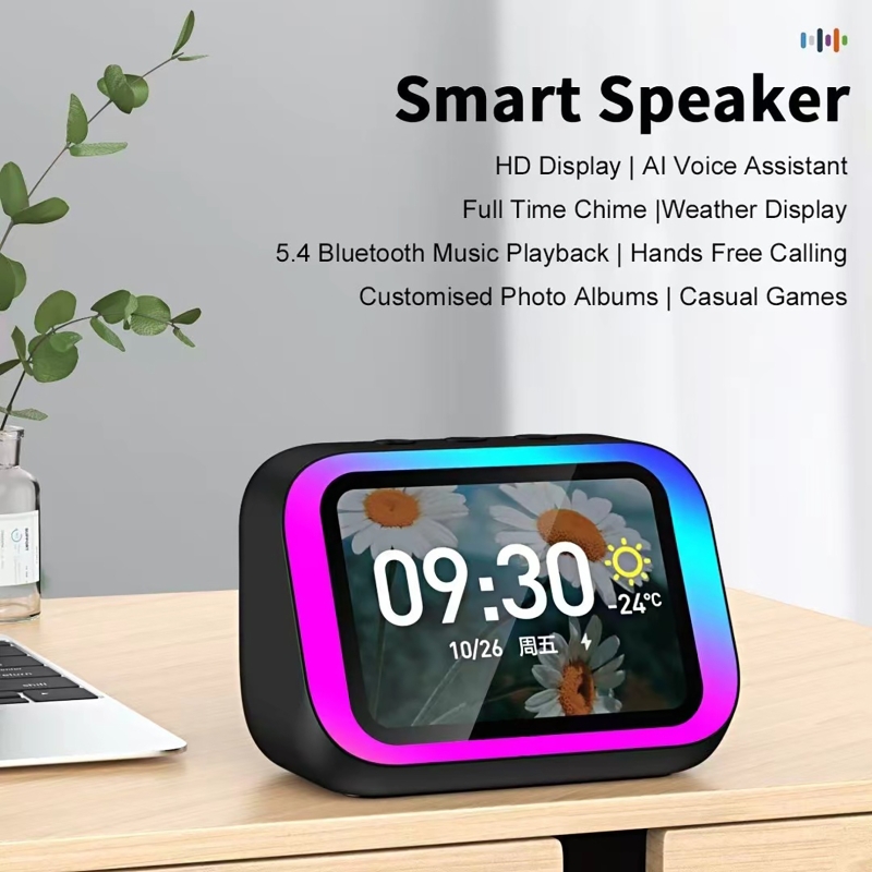 AI 음성 어시스턴트 블루투스 스피커 RGB 컬러 조명 - Home Security Gadgets 리뷰 및 가격