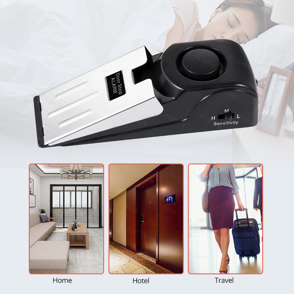 FUERS 도어 스톱 알람 시스템 120dB 큰 소리  - Door Wedge Alarm 리뷰 및 가격