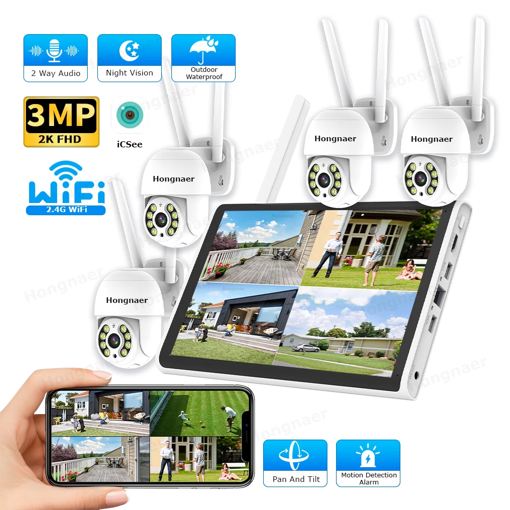 2026 홍나르 3MP 4채널 WiFi 홈 IP 10. - Home Security And Camera System 리뷰 및 가격