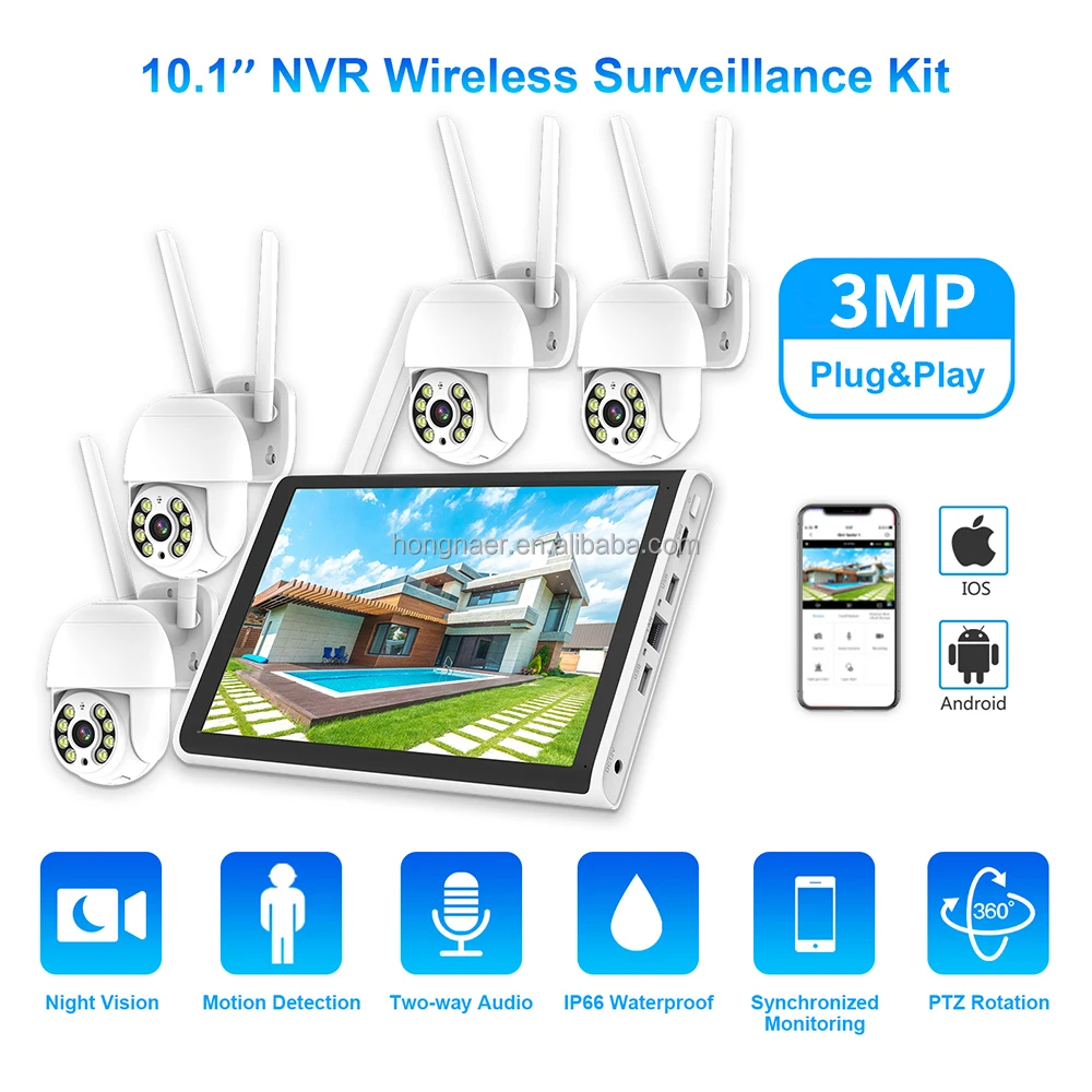2026 홍나르 3MP 4채널 WiFi 홈 IP 10. - Home Security And Camera System 리뷰 및 가격
