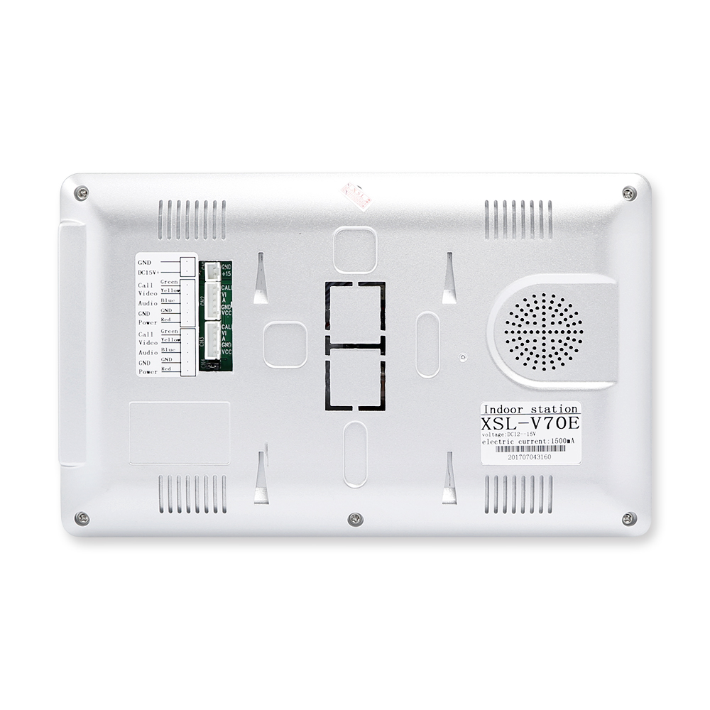 4선식 2가족용 비디오 도어폰 인터콤 시스템 7인치 모 - Home Security Indoor Cameras 리뷰 및 가격
