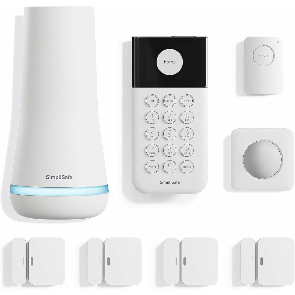 무선 홈 보안 경보 시스템 8피스 키트(24시간 모니터 - Home Security Options 리뷰 및 가격