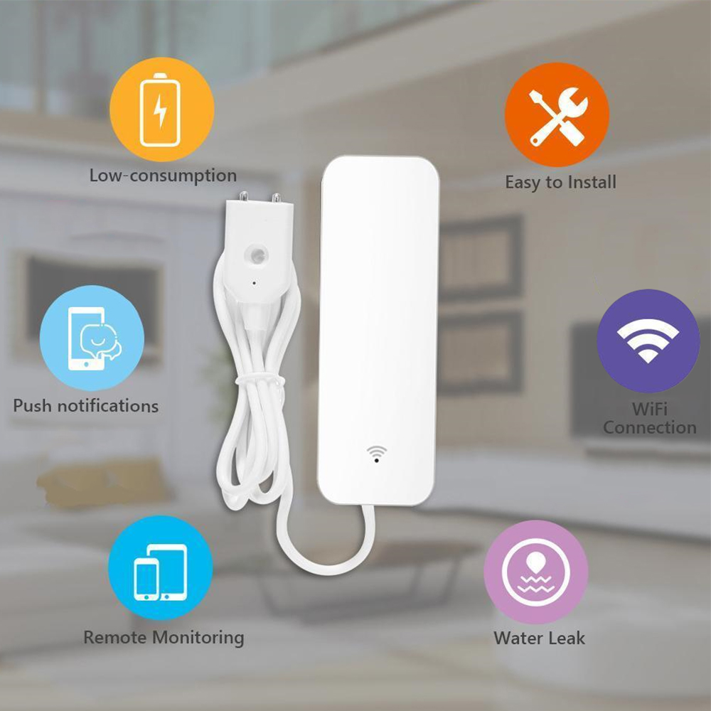 Tuya WiFi 누수 센서, 누수 감지기, Smart - Home Security Gadgets 리뷰 및 가격