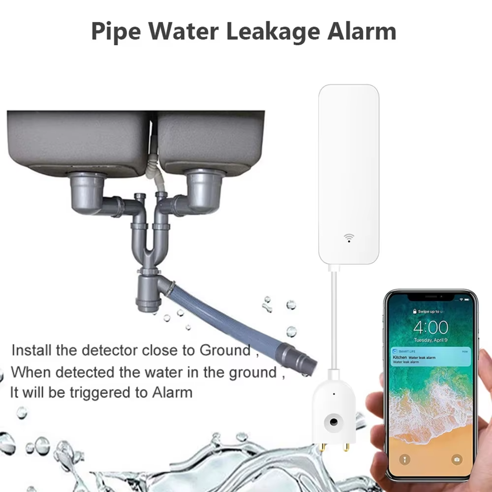 ZigBee WiFi 누수 센서 홍수 누출 경보 감지기 - Home Security Gadgets 리뷰 및 가격