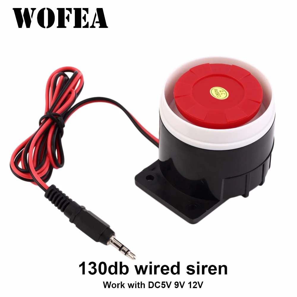 WOFEA 130db 유선 미니 사운드 알람 사이렌 경 - Home Security Siren 리뷰 및 가격