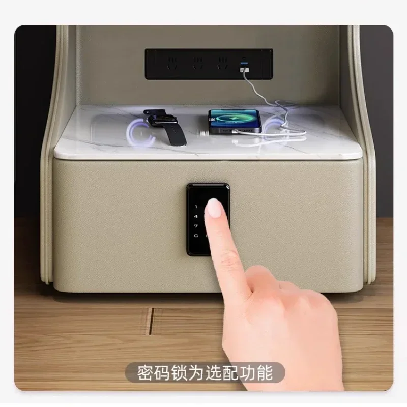 서랍이 있는 편안한 침대 옆 테이블 침실 침대 옆 테이 - Home Security America 리뷰 및 가격
