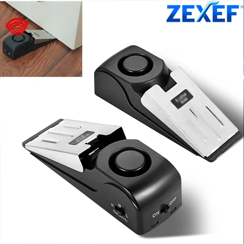 ZEXEF 미니 보안 보호 125DB 홈 도난 방지 경 - Door Wedge Alarm 리뷰 및 가격