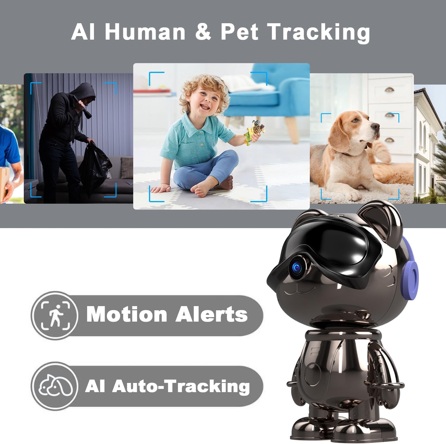 실내 WiFi 보안 카메라, 5MP 팬/틸트 베이비 모 - Home Security Indoor Cameras 리뷰 및 가격