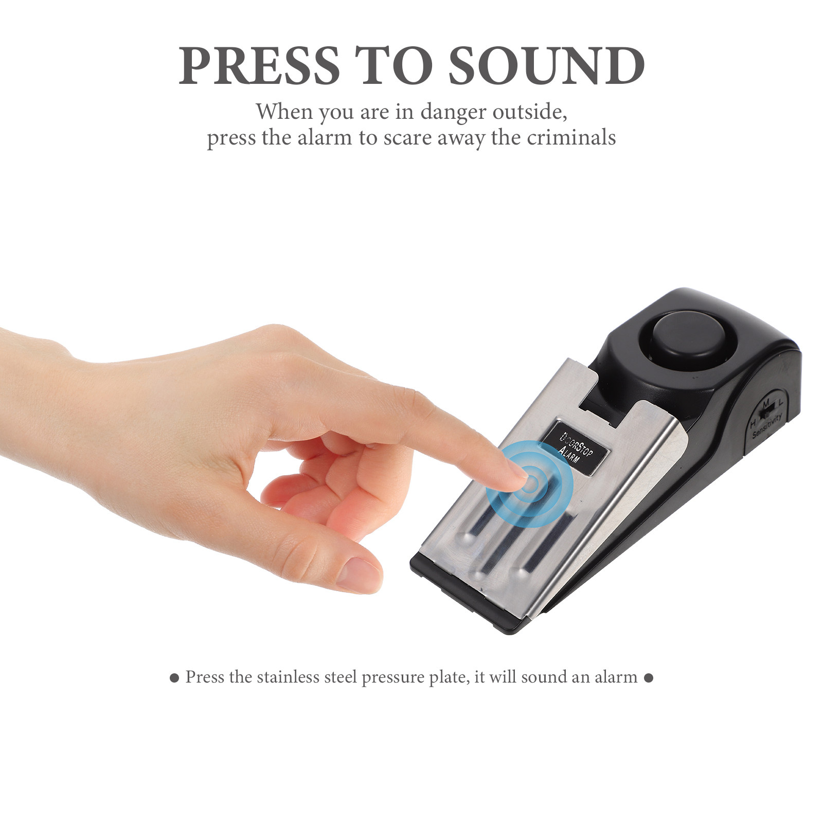 도어 스토퍼 프레스형 보안 알람 휴대용 도난 방지 도어 - Door Wedge Alarm 리뷰 및 가격