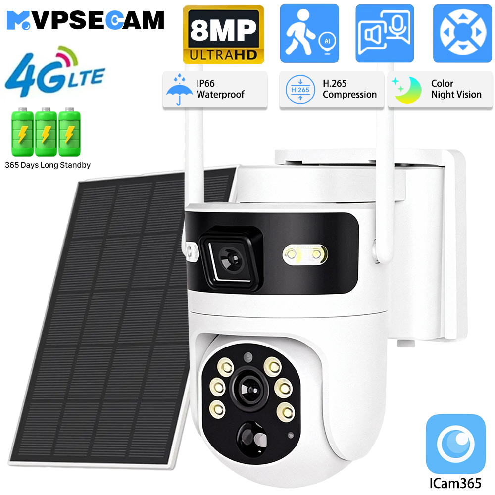 8MP 4K 4G SIM 카드 PTZ IP 카메라 내장 - Ip Camera Outdoor 4K 리뷰 및 가격