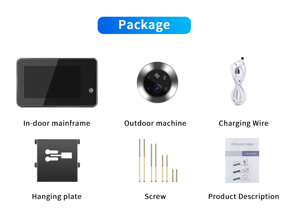 4.3인치 투야 스마트라이프 WiFi 도어벨 비주얼 도 - Home Security Indoor Cameras 리뷰 및 가격