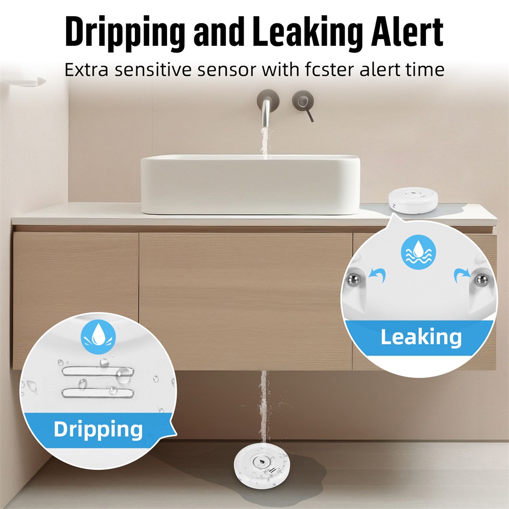 Fuers 누수 감지기 스마트 홈 알람, 투야 스마트  - Home Security Gadgets 리뷰 및 가격