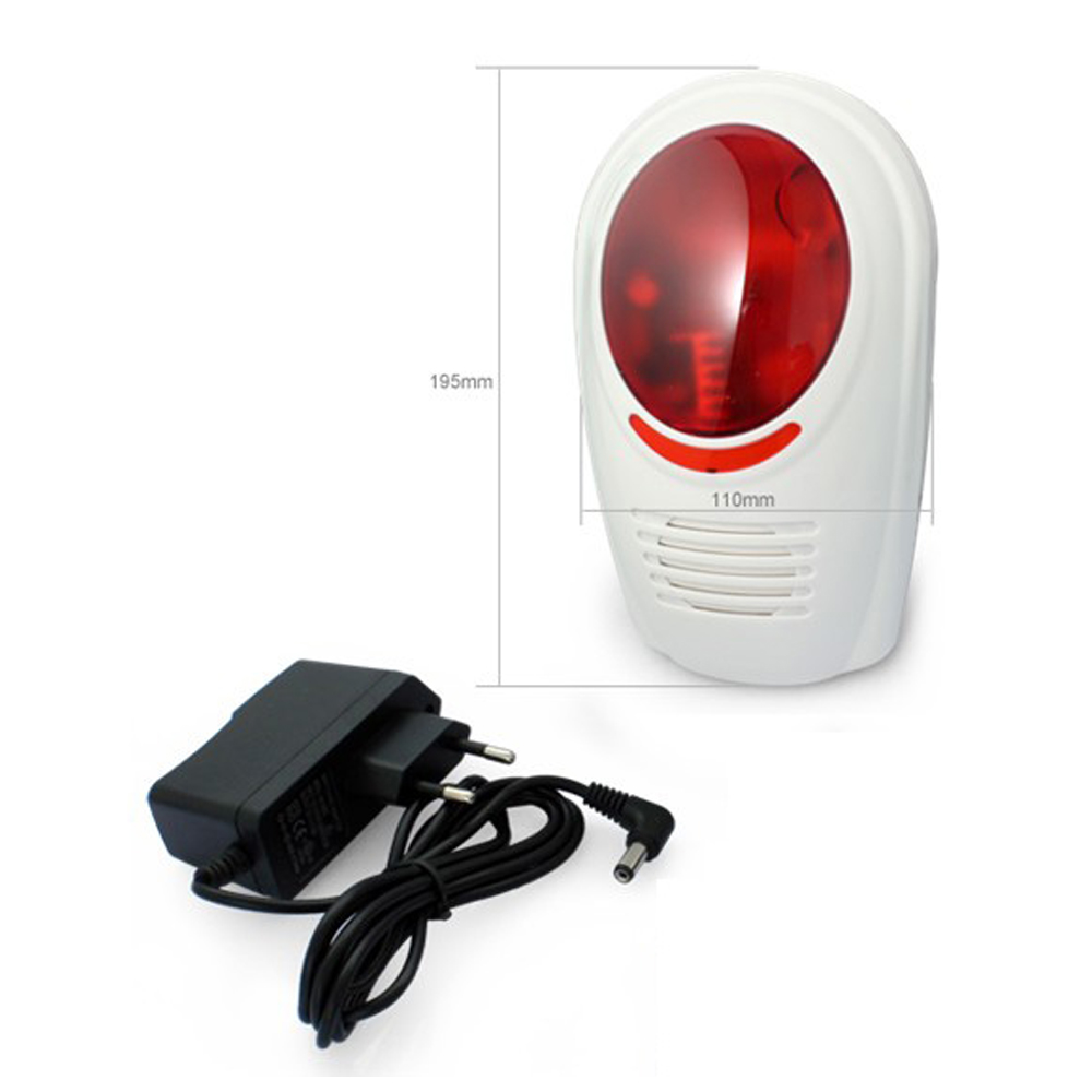 늑대 가드 433MHz 무선 사운드 깜박이 사이렌 11 - Home Security Ultimate 리뷰 및 가격