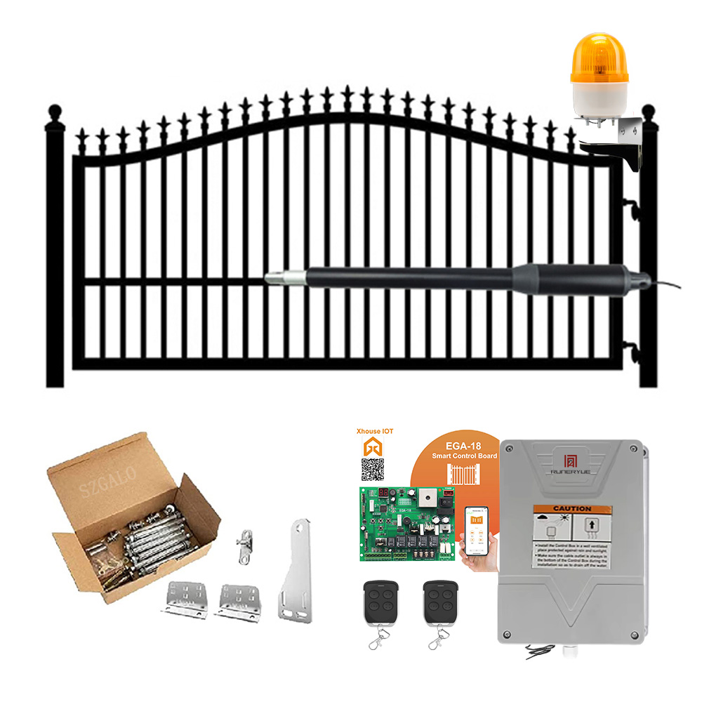 전기 게이트 오프너 중형 단일 스윙 게이트 오프너 자동 - Home Security Electric Fence 리뷰 및 가격