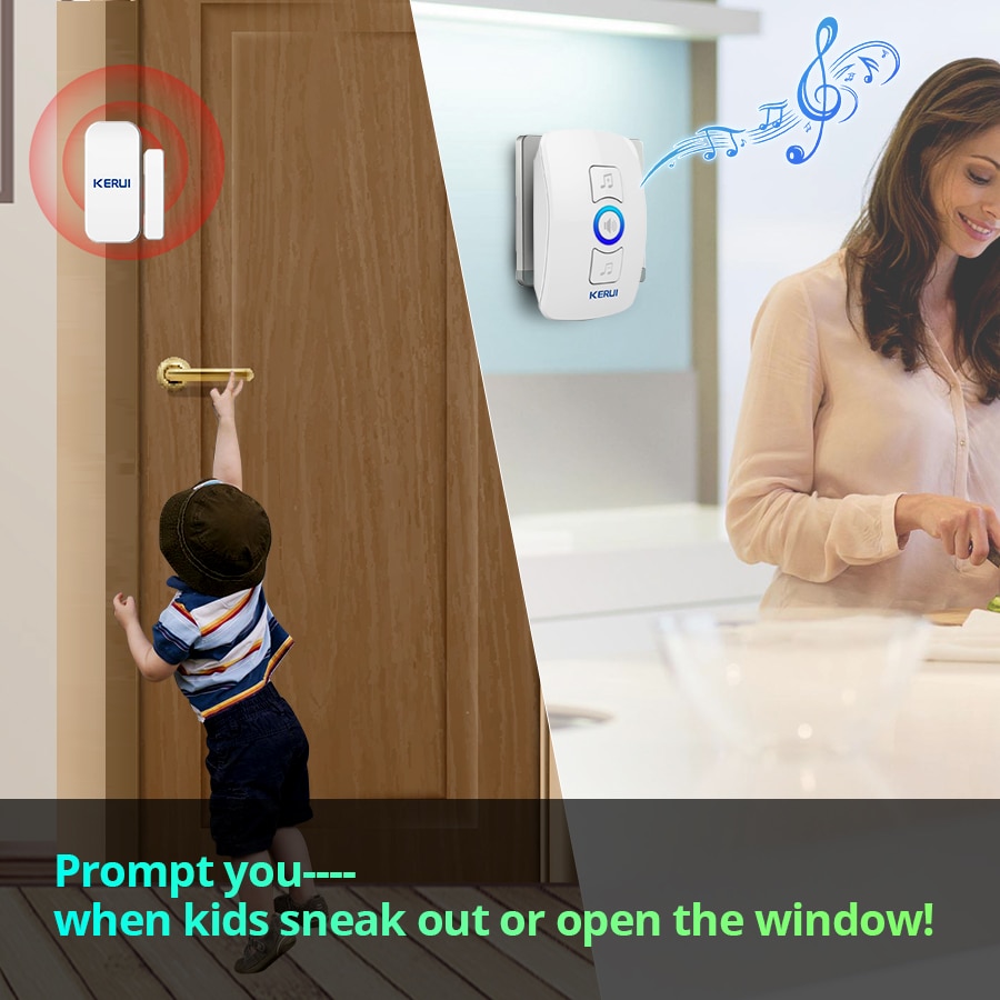 KERUI M525 무선 도난 방지 초인종, 도난 경보 - Home Security Options 리뷰 및 가격