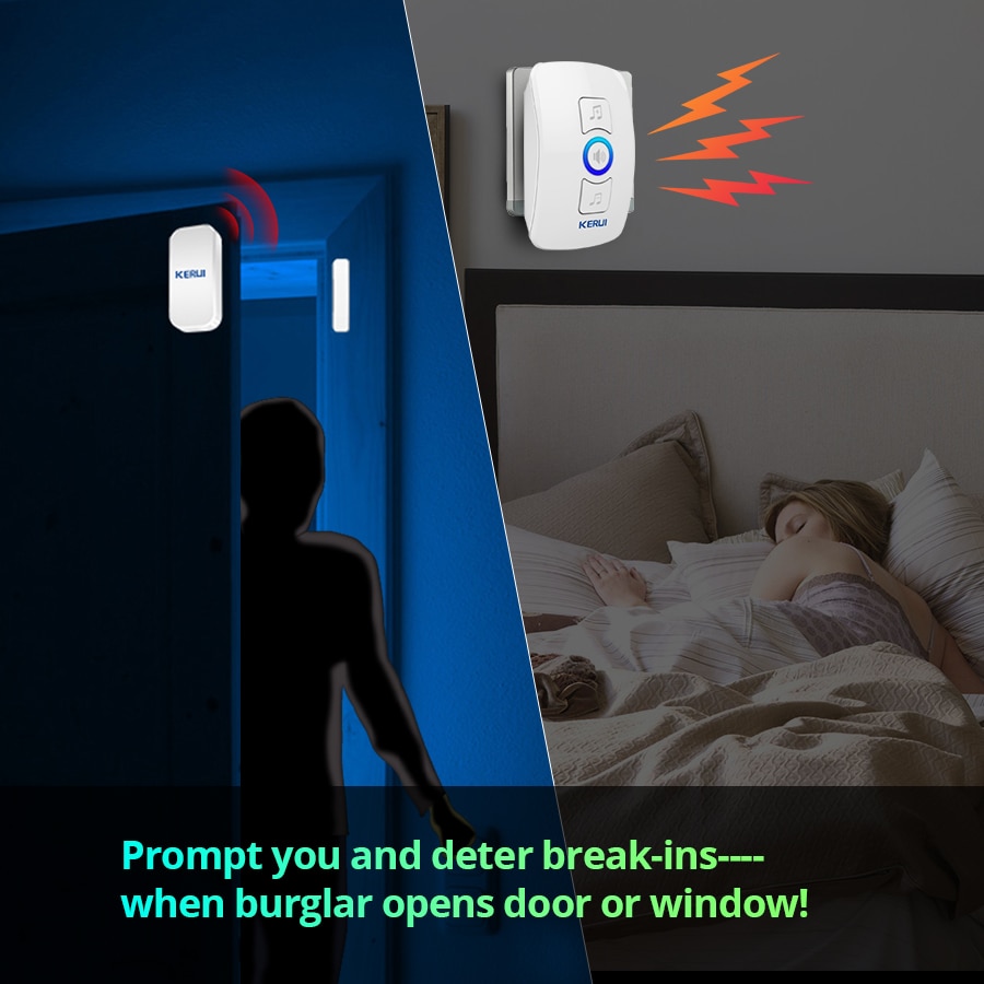KERUI M525 무선 도난 방지 초인종, 도난 경보 - Home Security Options 리뷰 및 가격