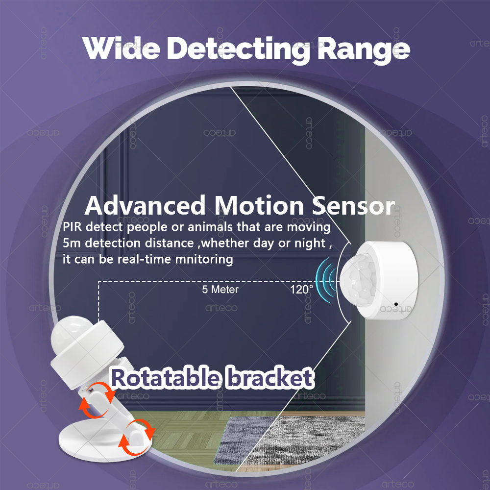 Zigbee 3.0 미니 PIR 모션 센서 인체 적외선 - Home Security Gadgets 리뷰 및 가격