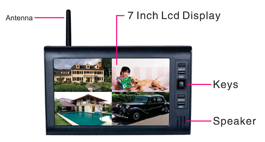 LCD CCTV 보안 시스템 와이파이 무선 카메라 비디 - Home Security And Camera System 리뷰 및 가격