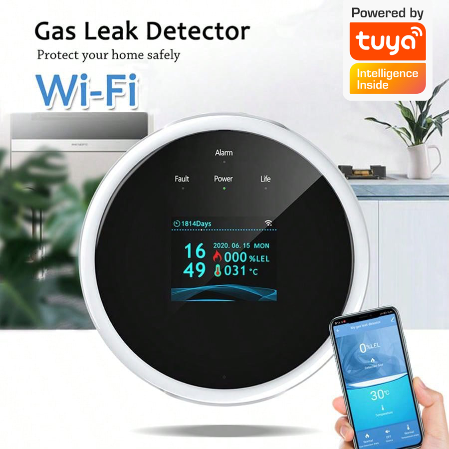 2.4G WiFi 가스 경보 센서 가연성 가스 감지기는 - Home Security Gadgets 리뷰 및 가격