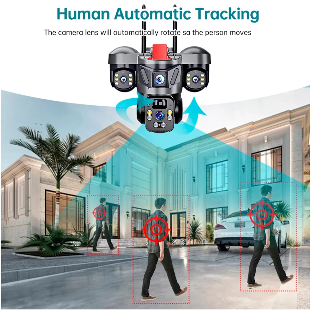 KERUI V380 Pro 야외 PTZ 6MP WIFI - Home Security Indoor Cameras 리뷰 및 가격