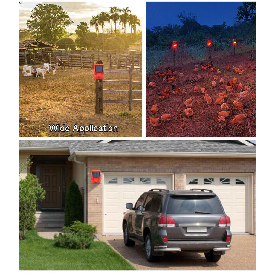 태양광 적외선 모션 센서 감지기 사이렌 스트로브 알람  - Home Security Yard Sensors 리뷰 및 가격