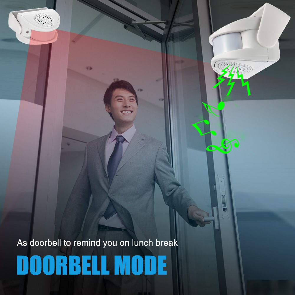32 노래 환영 적외선 차임 초인종 무선 조절 가능한  - Home Security Gadgets 리뷰 및 가격