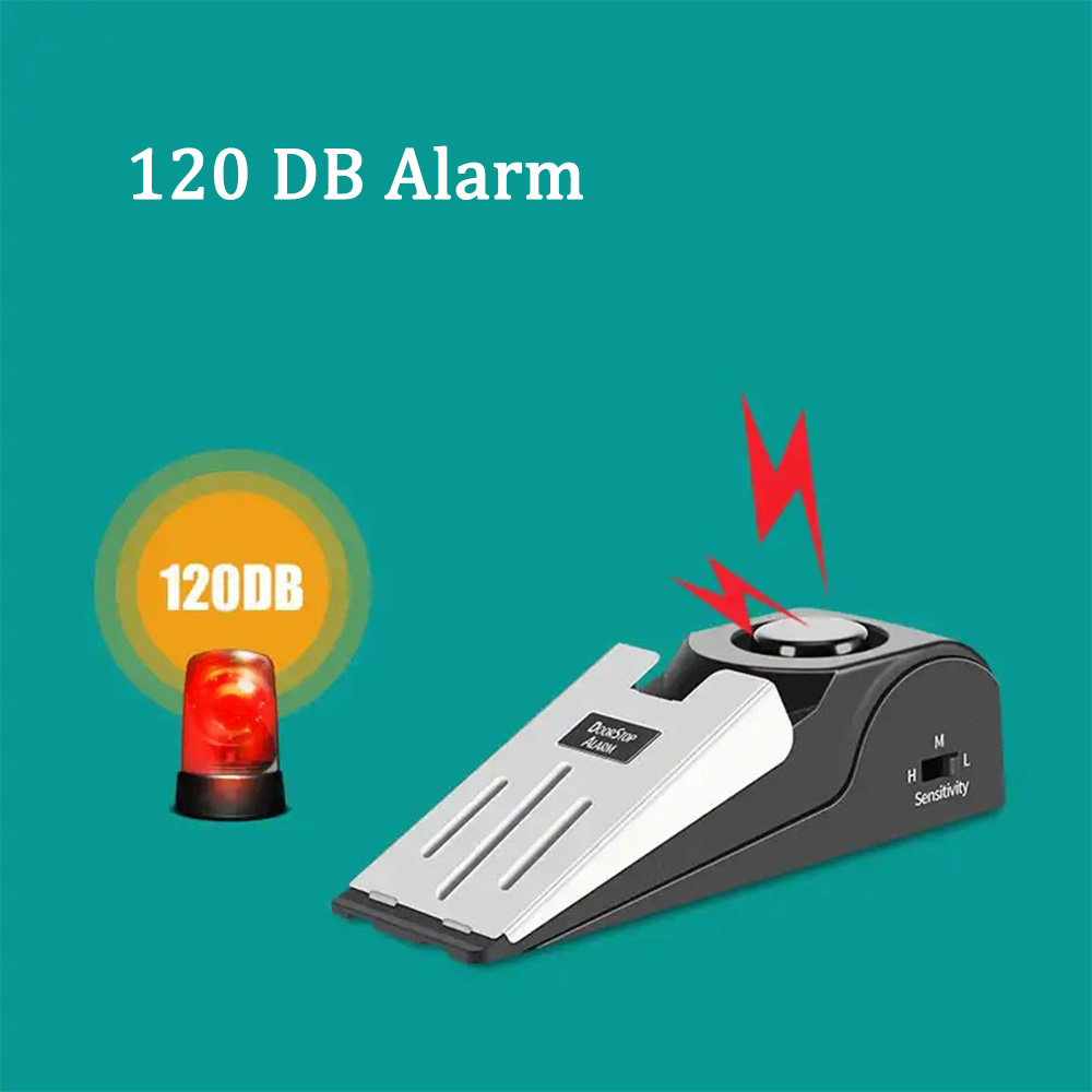 도난 방지 도난 방지 시스템, 보안 홈 웨지 모양 문짝 - Door Wedge Alarm 리뷰 및 가격